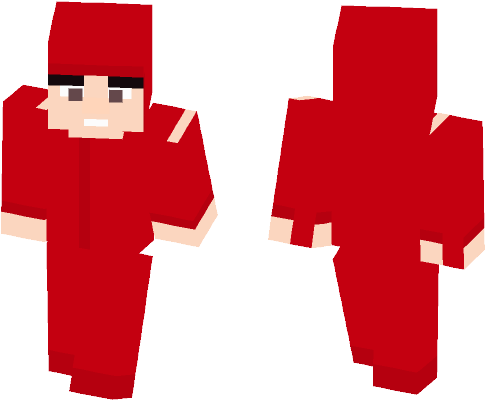 Red Dick - Minecraft Skin John Wick (584x497)