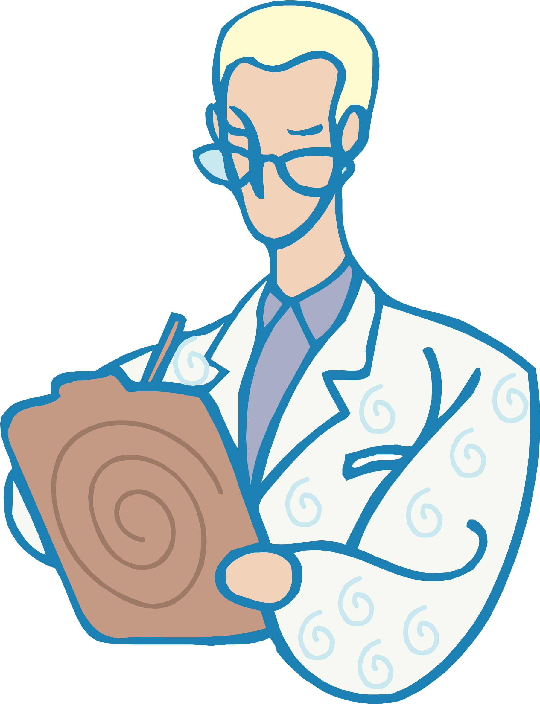 Professional Clipart Transcript - Physician (1805x2354)