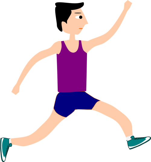 Vector Graphics - Running Dictation (500x536)
