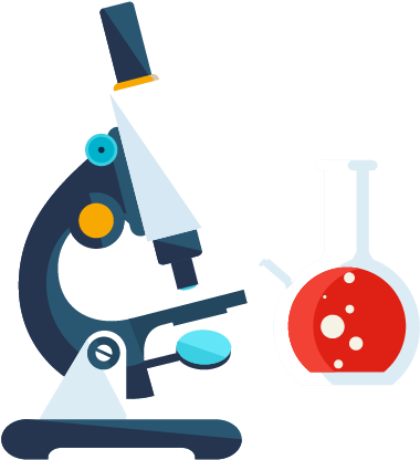 Blood Clipart Blood Testing - Microscope (600x486)