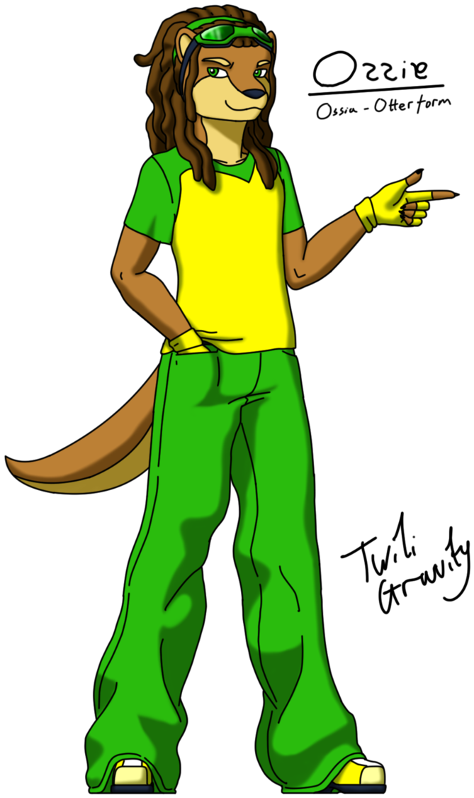 Otter Clipart Utter - Otter (698x1144)