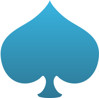 Spade Static Cling - Decal (350x350)