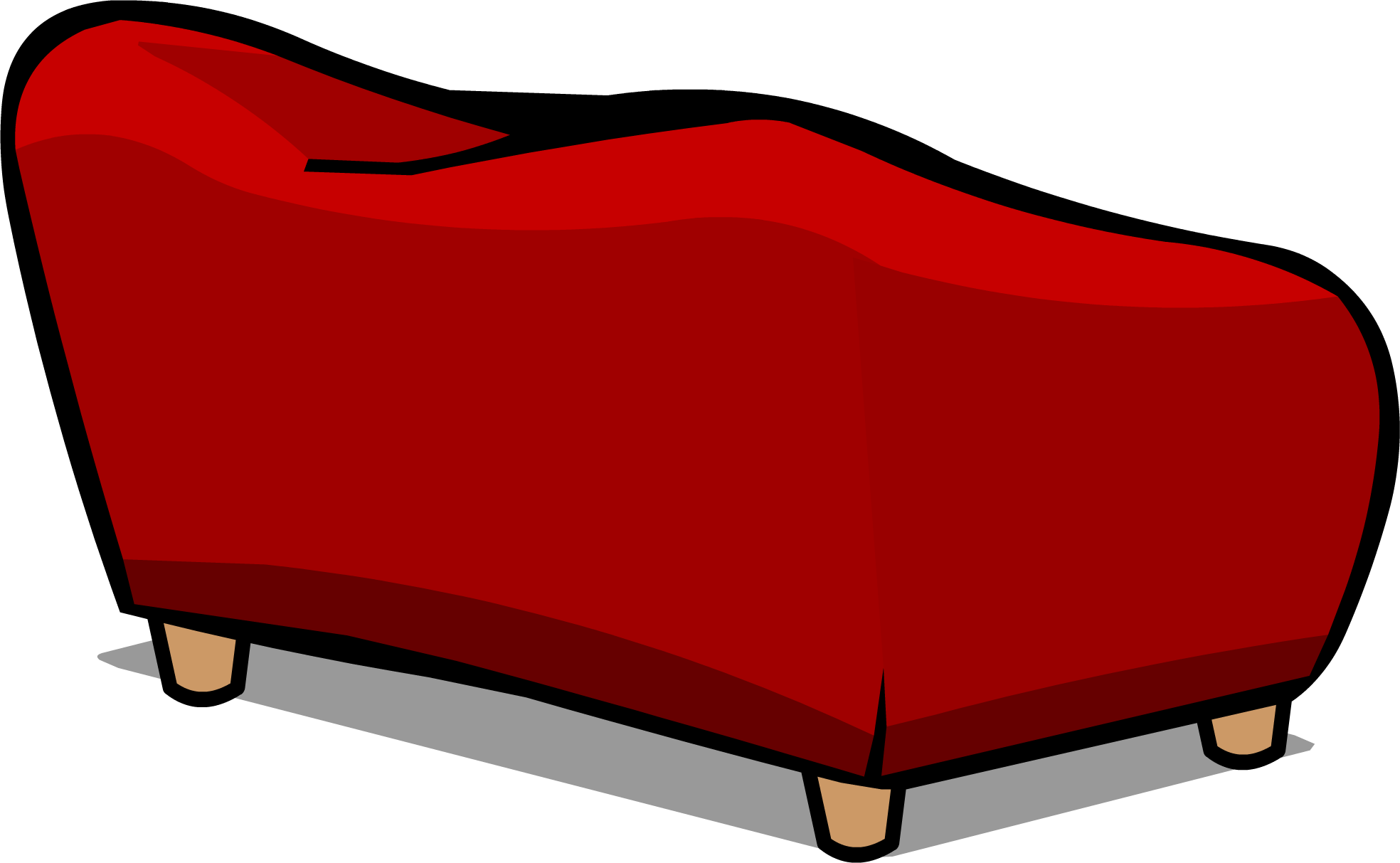Couch Clipart Lie On Couch - Couch Sprite (1968x1213)