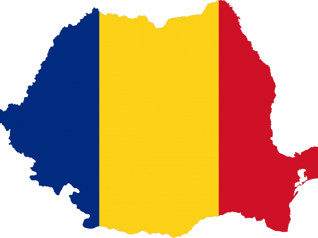 Maps Clipart Delta Landform - Romania Map Vector (640x480)
