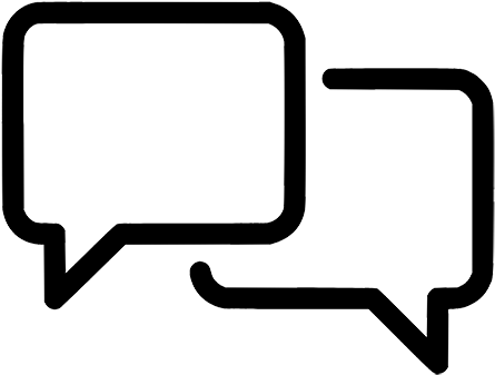 Chat Icon - Transparent Communication Icon (500x383)