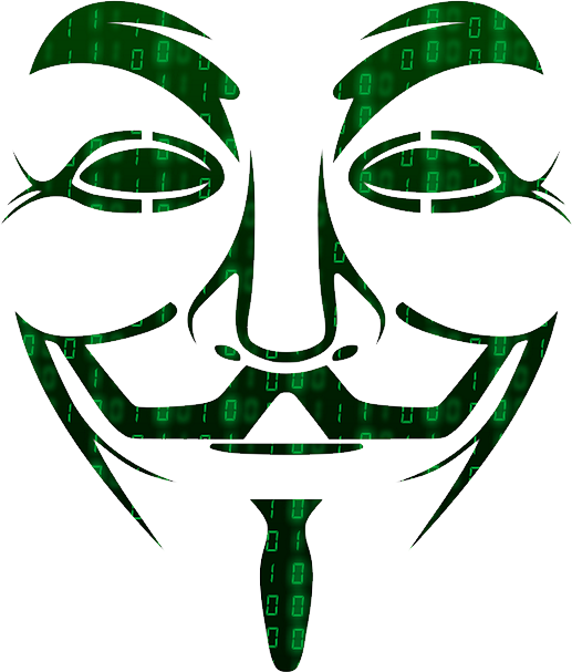 Hacker Png - V For Vendetta Mask Vector (517x607)