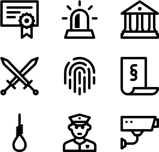 Linear Justice Elements - Hanukkah Black And White (600x564)