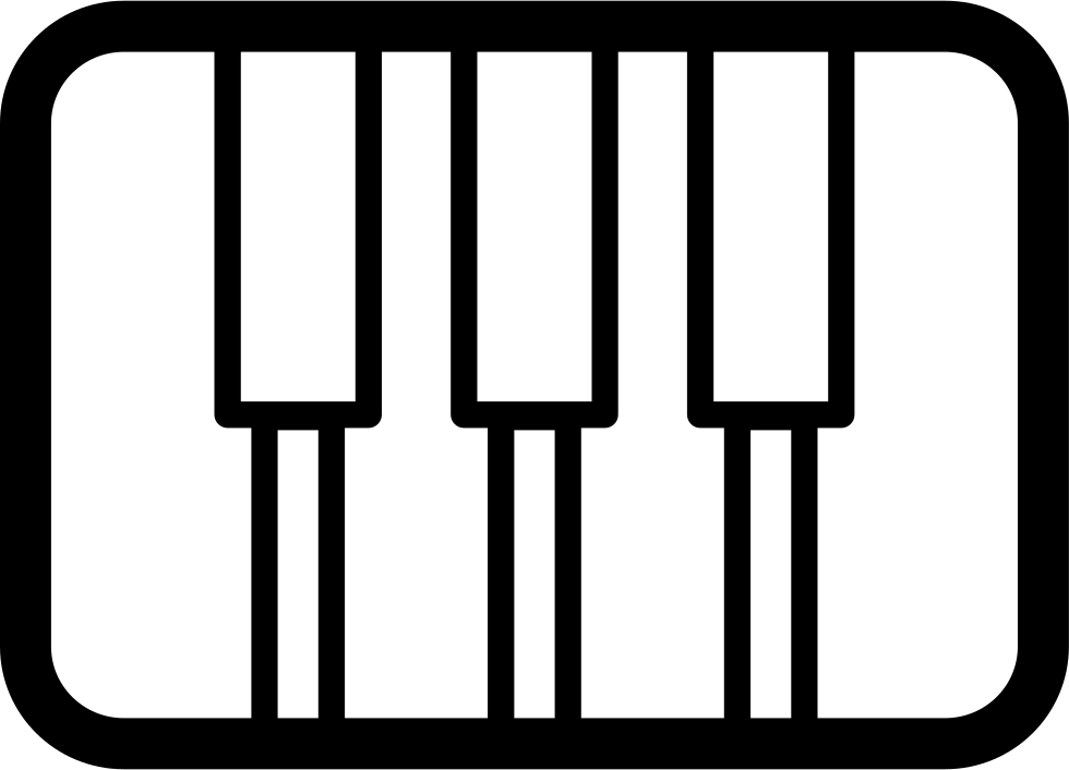 Piano Keys Comments - Scalable Vector Graphics (980x706)