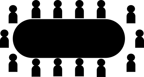 Meeting Table Vector (500x268)