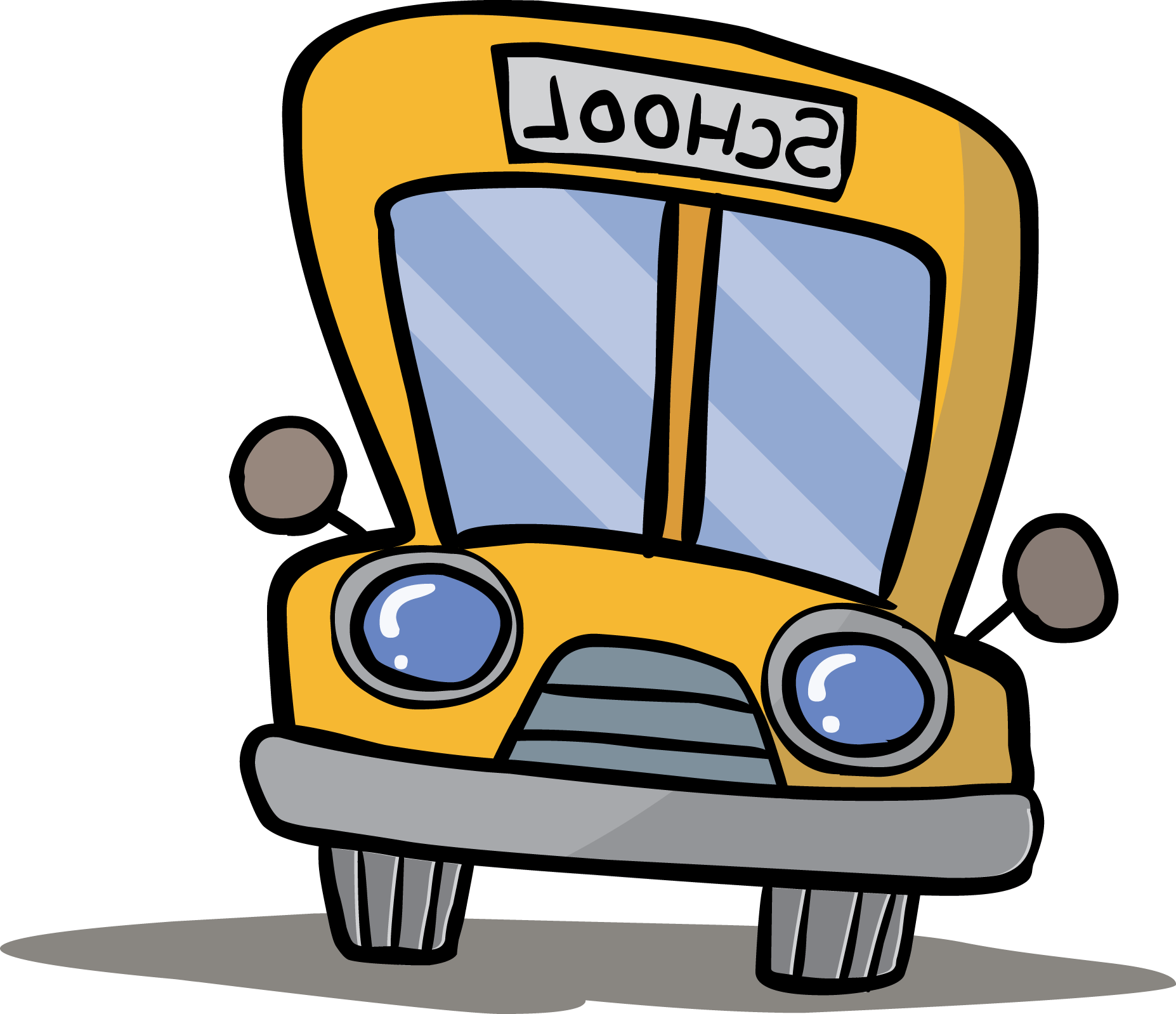 End Clipart Chapter - Bus (1854x1598)
