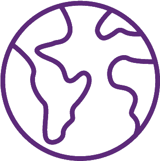Icon - Black And White Globe (384x400)