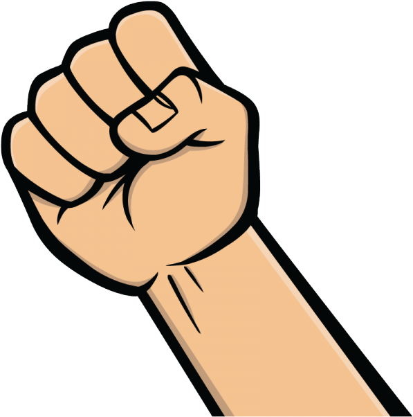 Final Blends St - Cartoon Hand With Hammer (600x615)