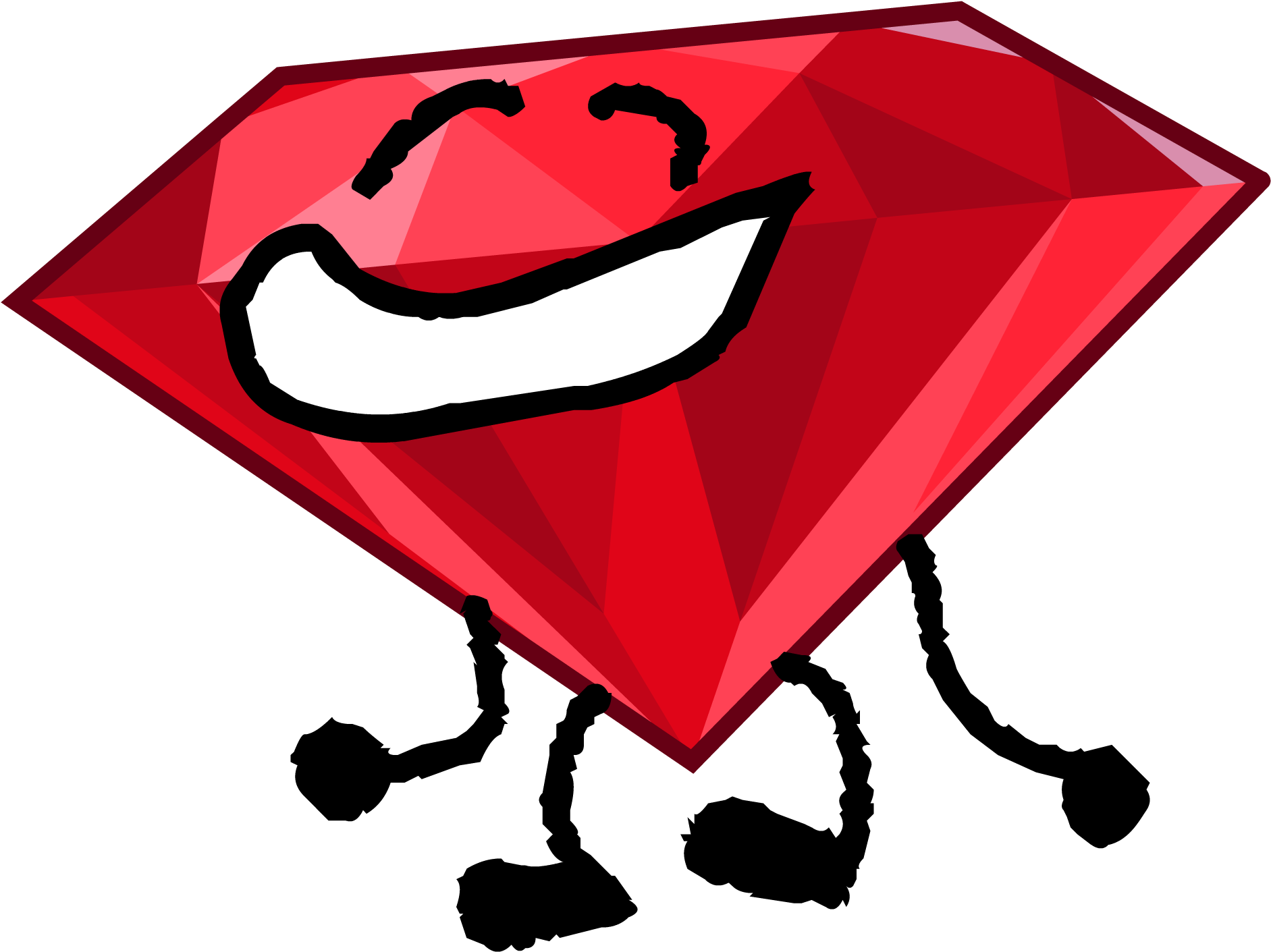 Ruby Transparent Real Life Freeuse Library - Ruby Battle For Dream Island (1903x1446)