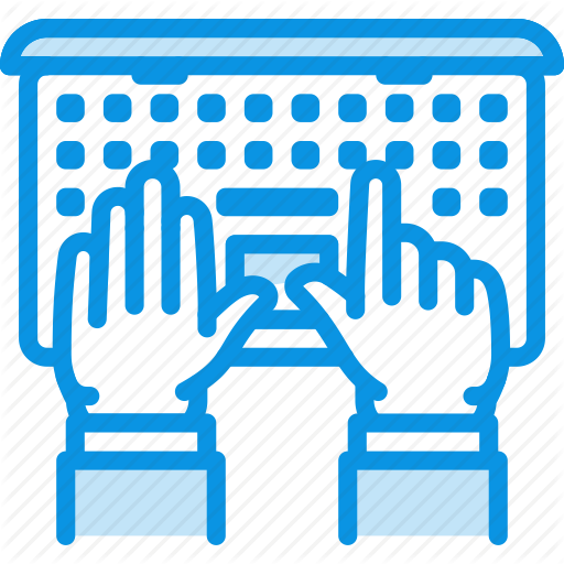 Working Vector Hand Laptop - Working Vector Hand Laptop (512x512)