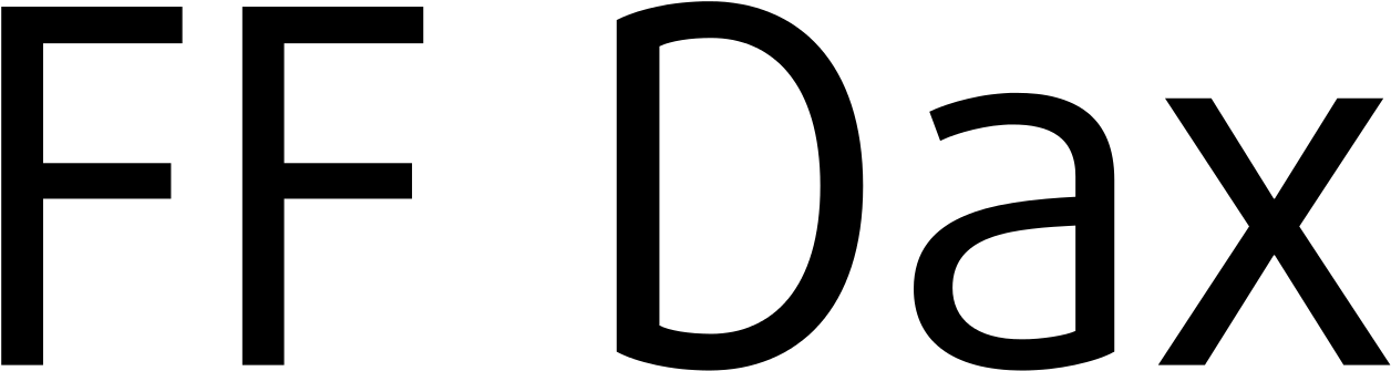File - Ffdax Sample - Svg - Ff Daxline (1280x352)