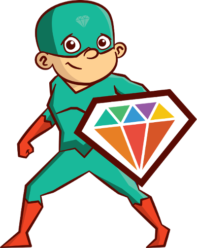 Cześć - Superhero (400x503)