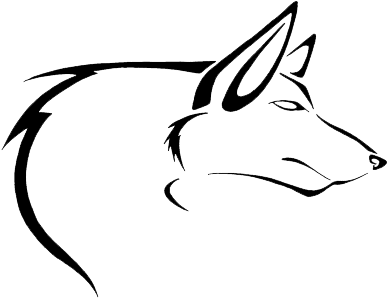 Clip Arts Related To - Wolf Tattoo Designs (400x322)