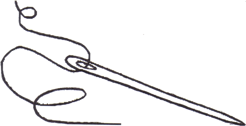 Sewing Needle Png Image - So A Needle Pulling Thread (800x417)