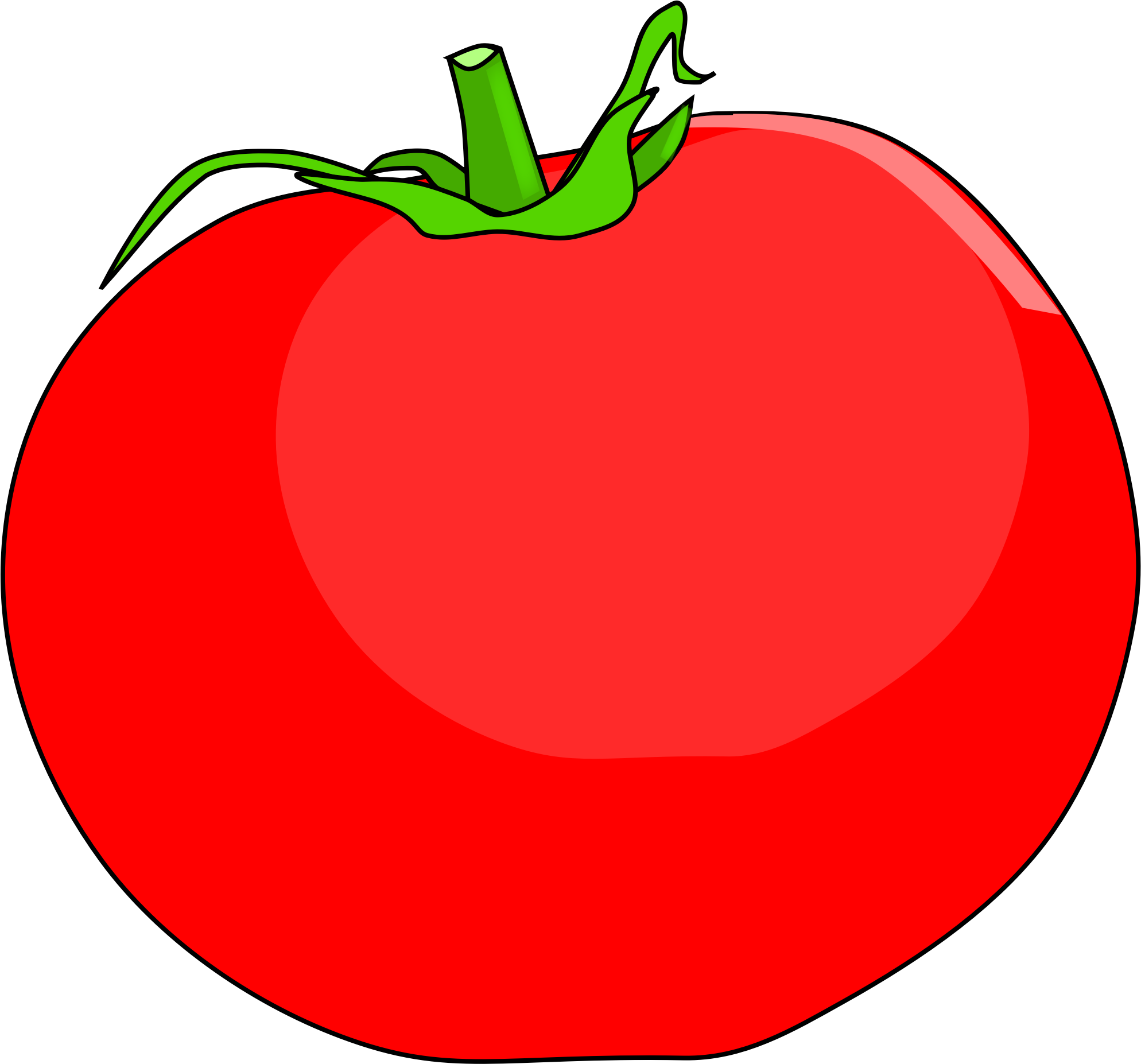 Tomato - Tomate Clipart (1988x1854)
