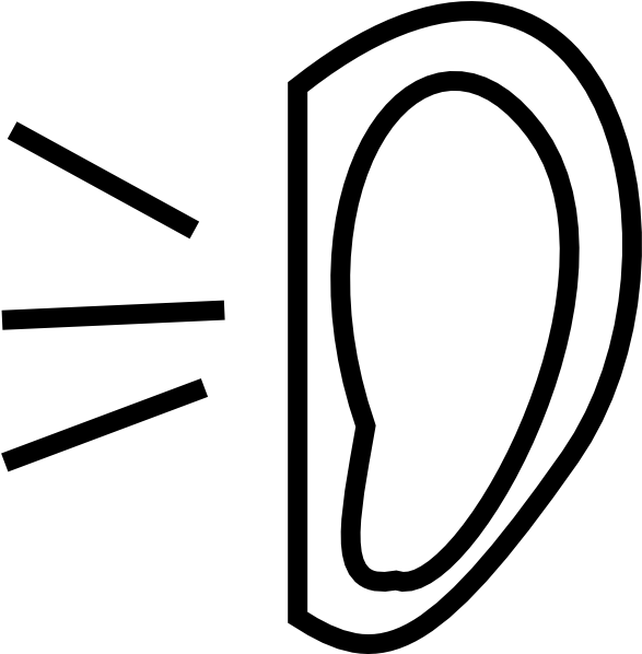 Hearing Clipart (594x597)
