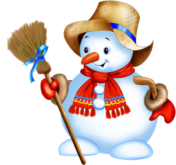 Snowman Illustration - Snowman (600x563)