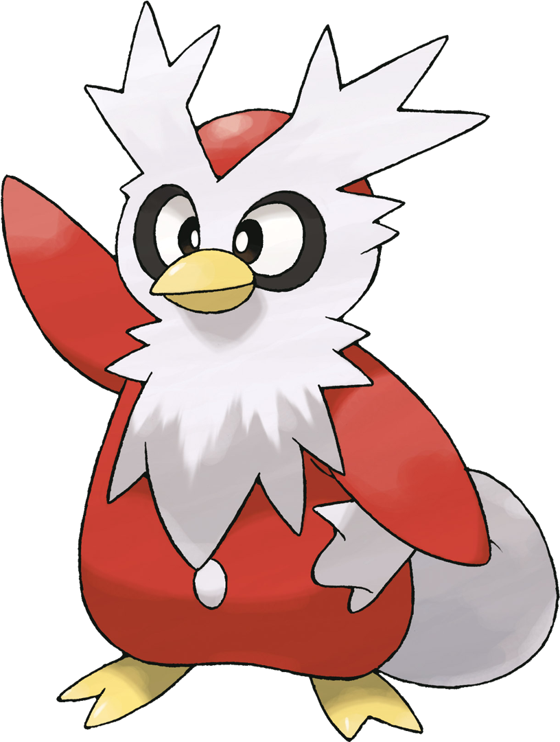 #3 Delibird - Flying Ice Type Pokemon (1080x1080)