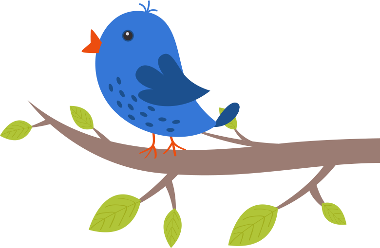 Vogel Auf Ast Clipart (780x510)