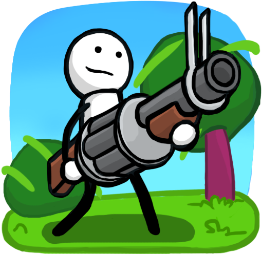 One Gun Stickman (512x512)