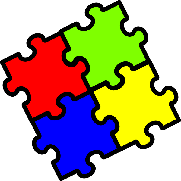 Puzzle Clipart (600x601)