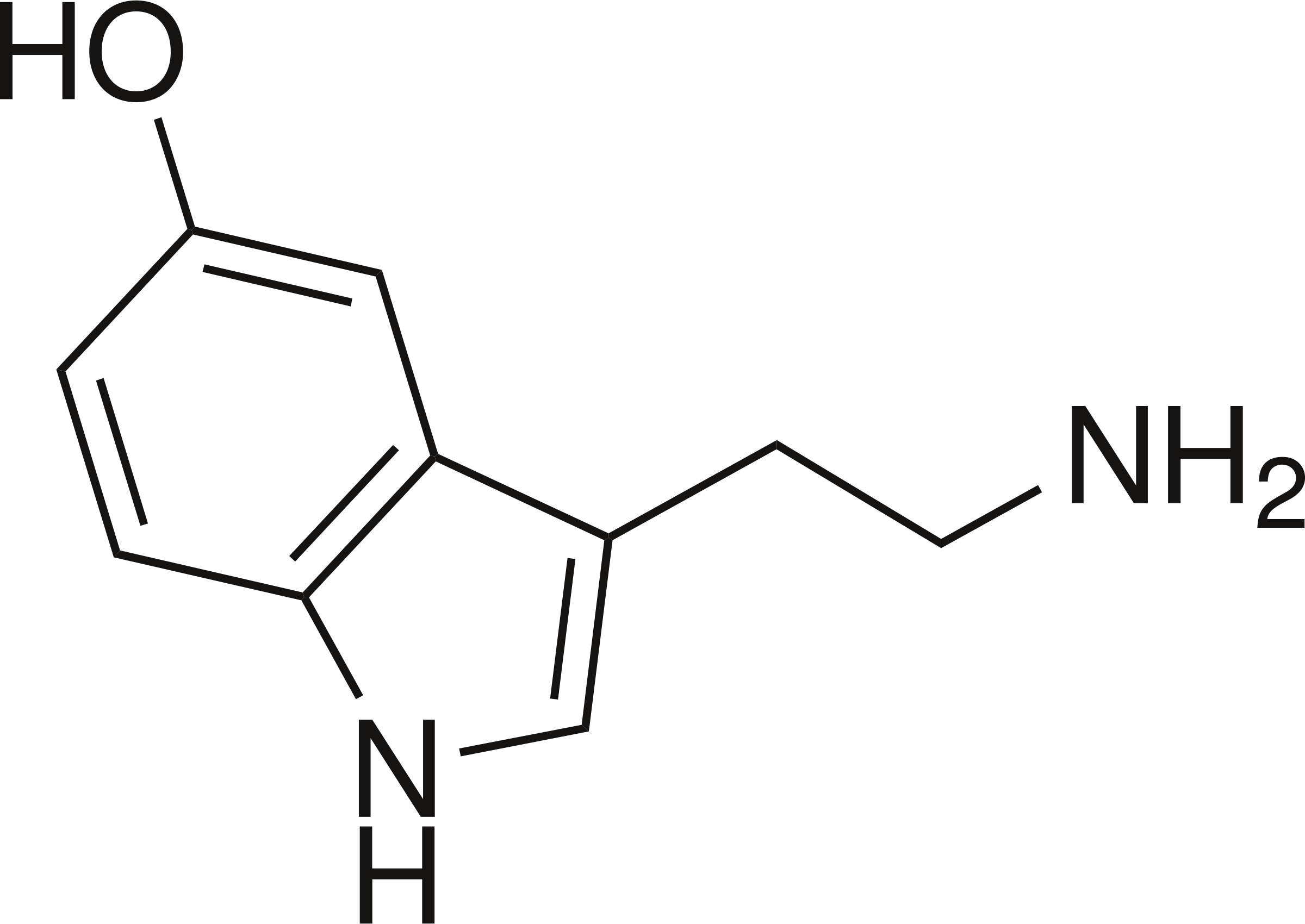 Big Image - Tryptamine Chemical Structure (2400x1700)