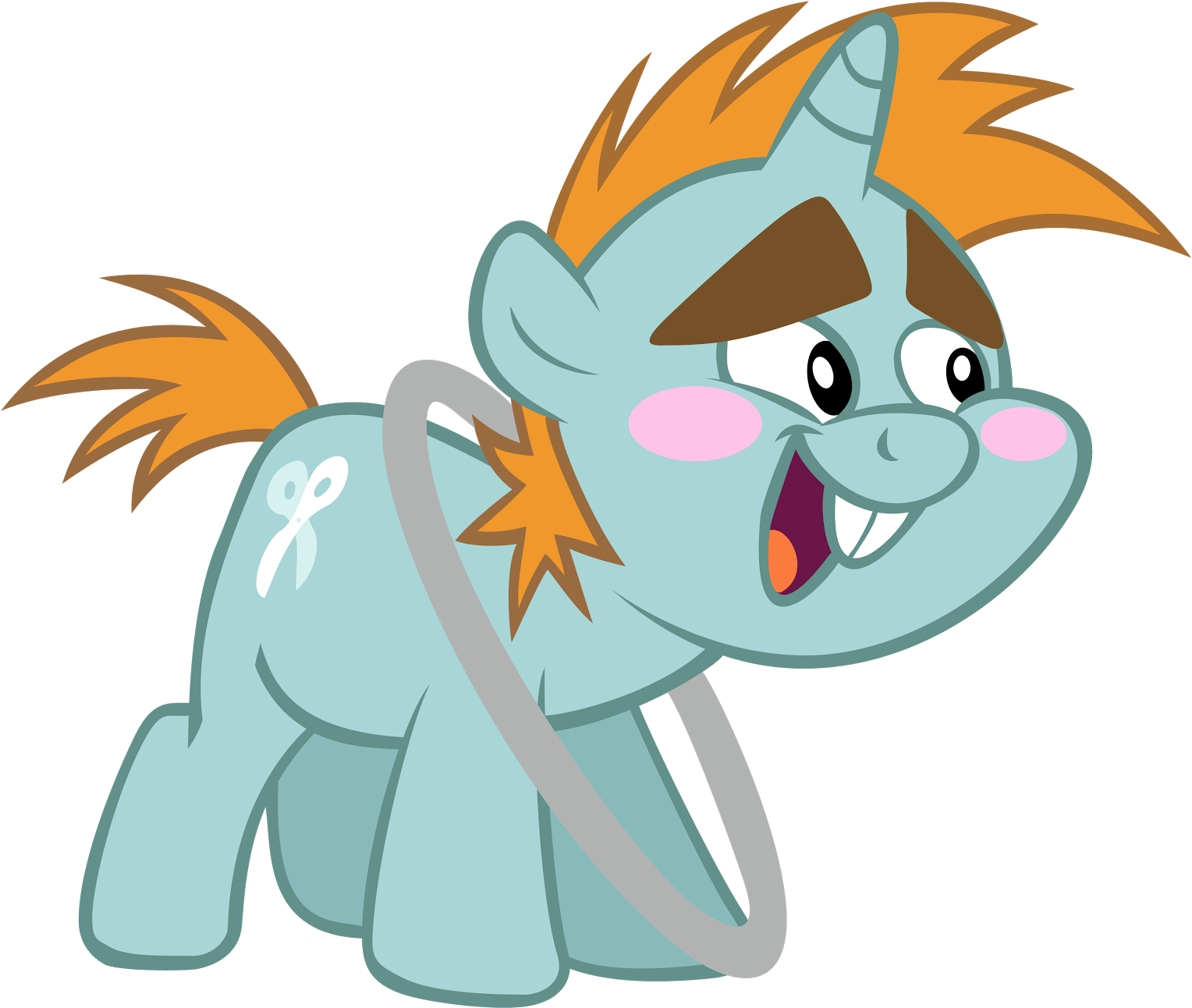 6 Snails - Snips My Little Pony Friendship Cute Cartoon Decor (1600x1392)