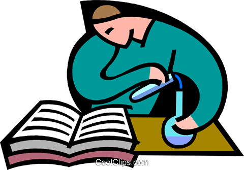 High School Science Experiment Royalty Free Vector - Volume (480x335)