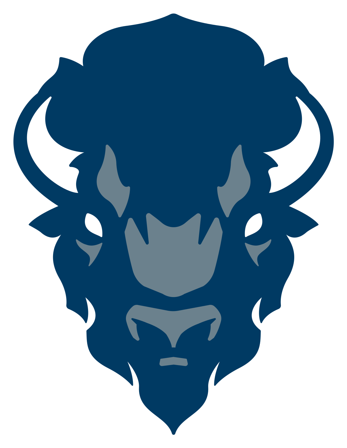 Howard Bison Logo Png (1200x1546)