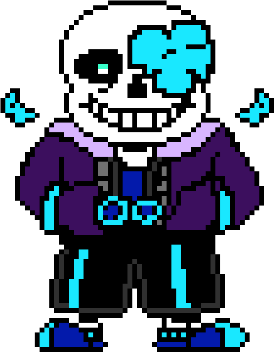 Cryptictalesans - Sans Pixel Art (620x750)