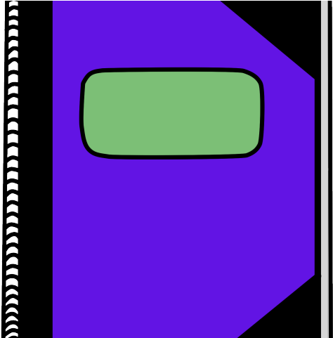 Notebook Clipart Rectangular Object - Object Show Character Bodies (640x480)