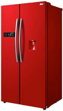 Red Refrigerator - Nieuw! Russell Hobbs Rh90ff176r Amerikaanse Koelkast (400x400)