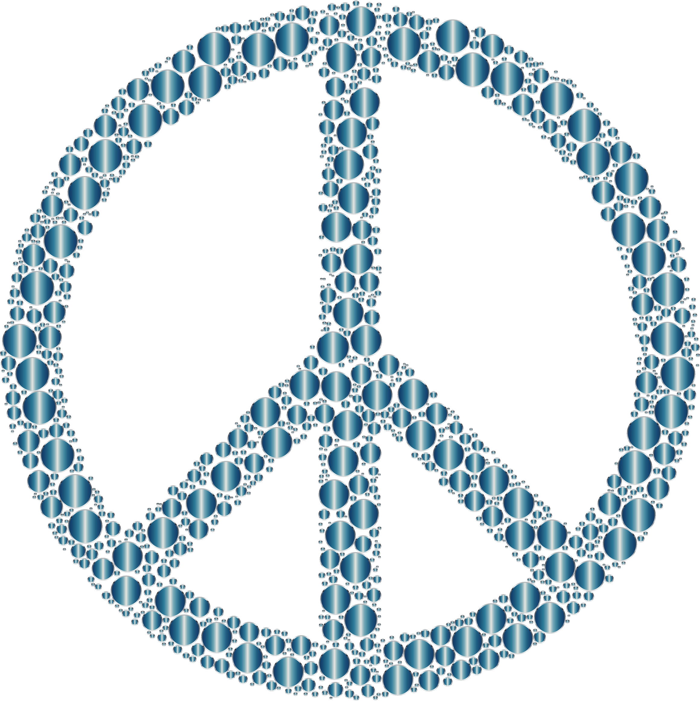 Clipart - - Peace Sign Without Background (2320x2321)