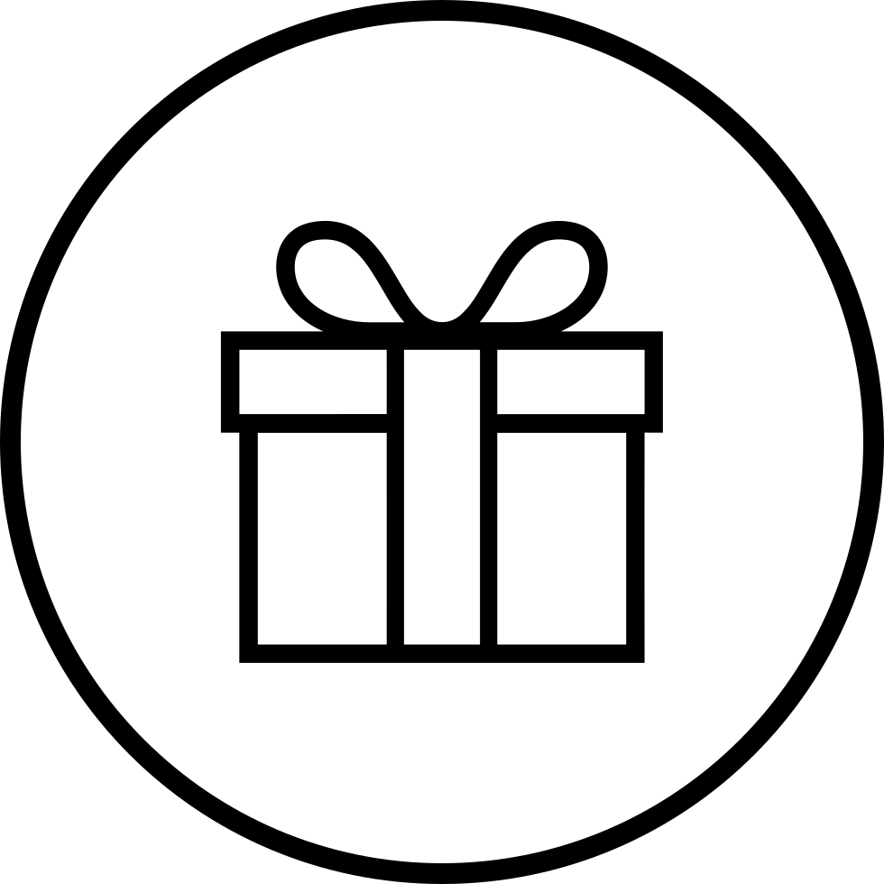 Forgive Comments - Black Vector Gift Box (980x980)