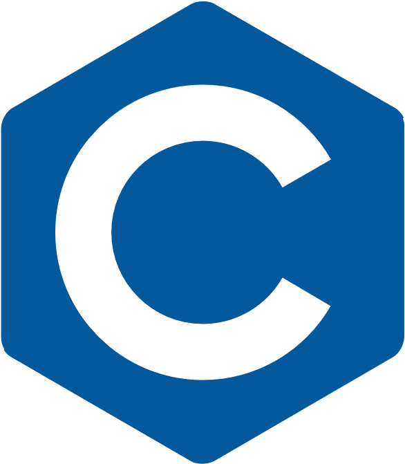 C Language Global Or External Variables With Examples - C Programming Logo (737x692)