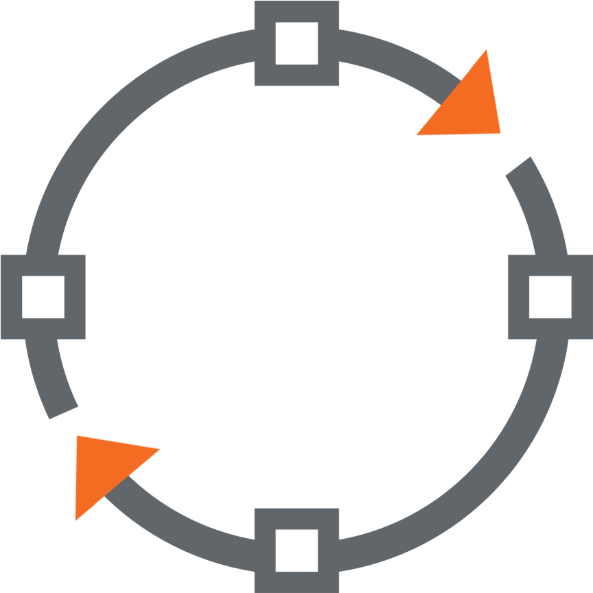 Reverse Osmosis System - Process Flow Icon Png (884x884)