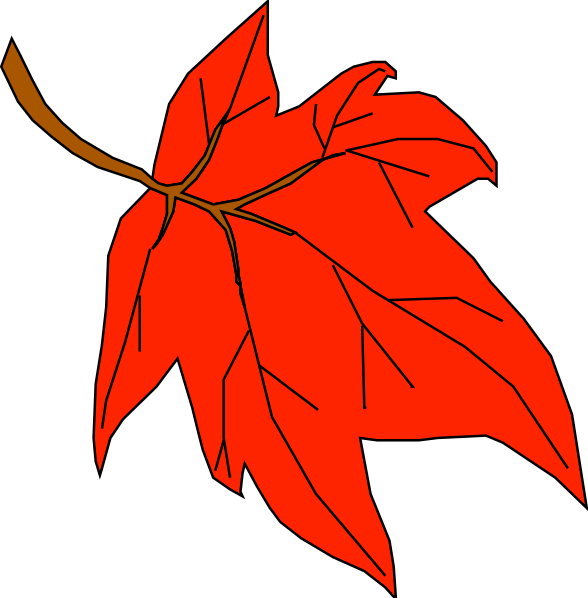 Fall Leaves Clip Art (588x598)