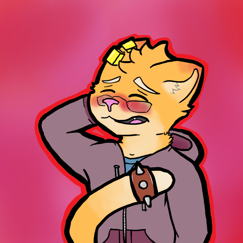 Not Embarrassed - Cartoon (1024x1024)
