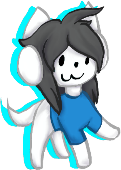 Transparent Temmie Cute - Cartoon (471x676)