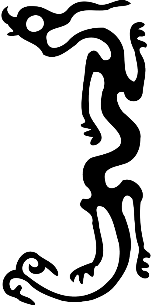 Chinese Dragon Symbol (500x1000)