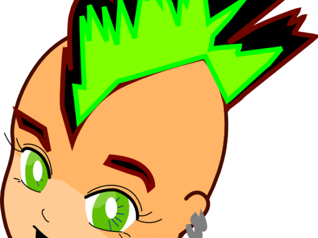 Mohawk Cliparts - Boy Clip Art (640x480)