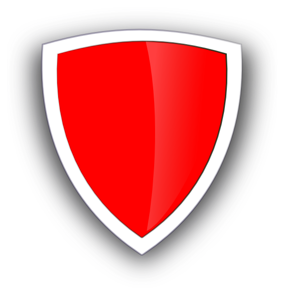 Logo Shield Red Png (588x598)