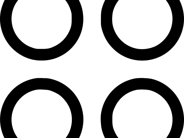 Dots Clipart Four - Circle (640x480)
