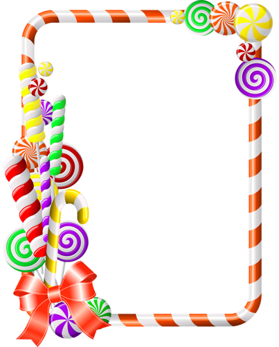 Borders For Paper, Borders And Frames, Frame Background, - Candy Cane Border Png (403x500)