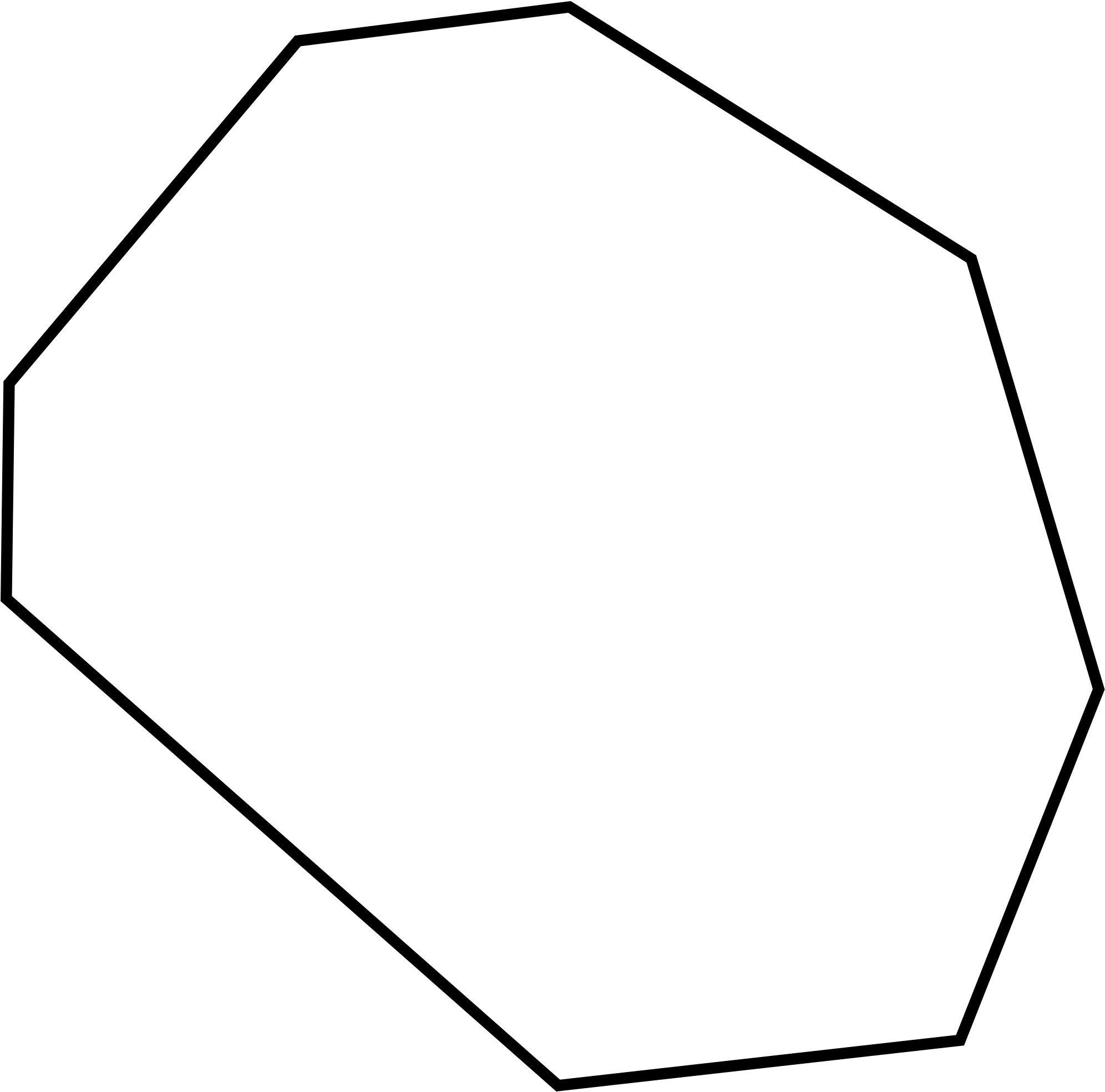 Octigons Clipart Irregular - Octógono Irregular (2000x2000)