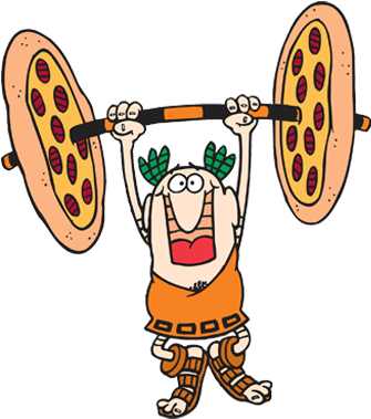 Crazy Sauce - Little Caesar Man Transparent (400x380)